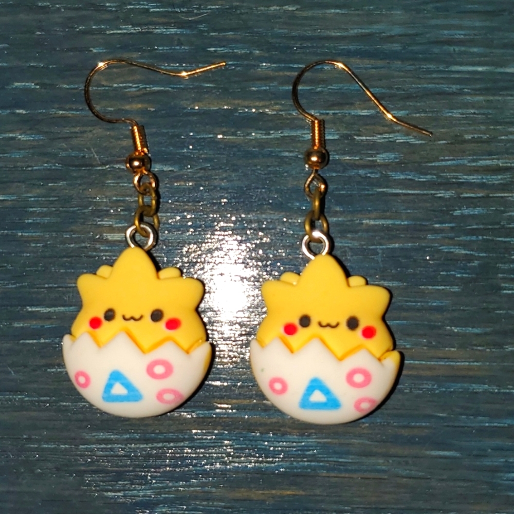 Togepi Chibi Pokemon Earrings